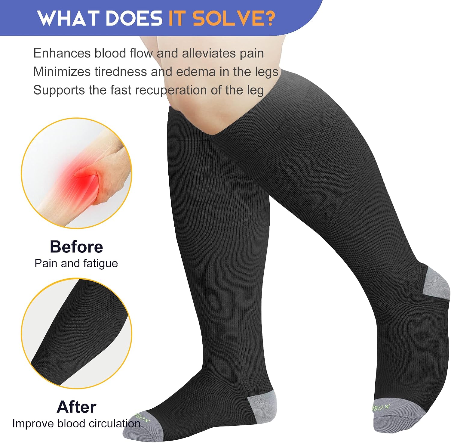 Compression Socks for Wide-Calf and Plus-Size Nurses: What Actually Fits